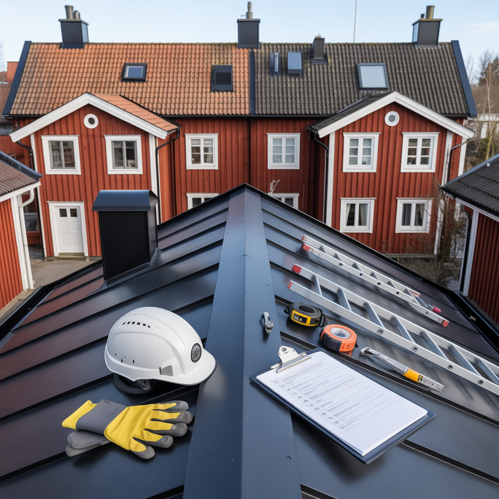 besiktning av tak checklista for sakra egenkontroller