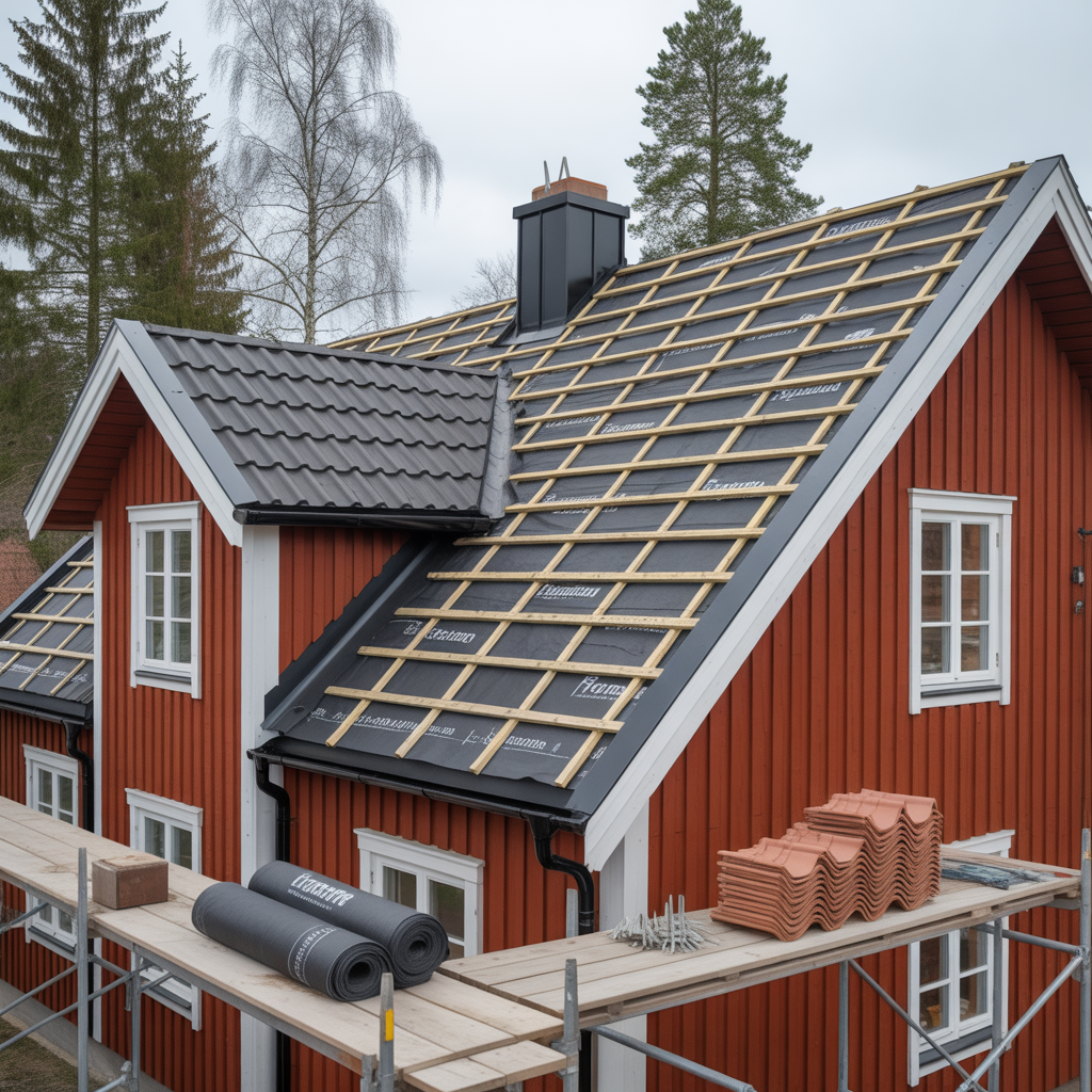 underlagspapp pa tak val laggning och kostnad